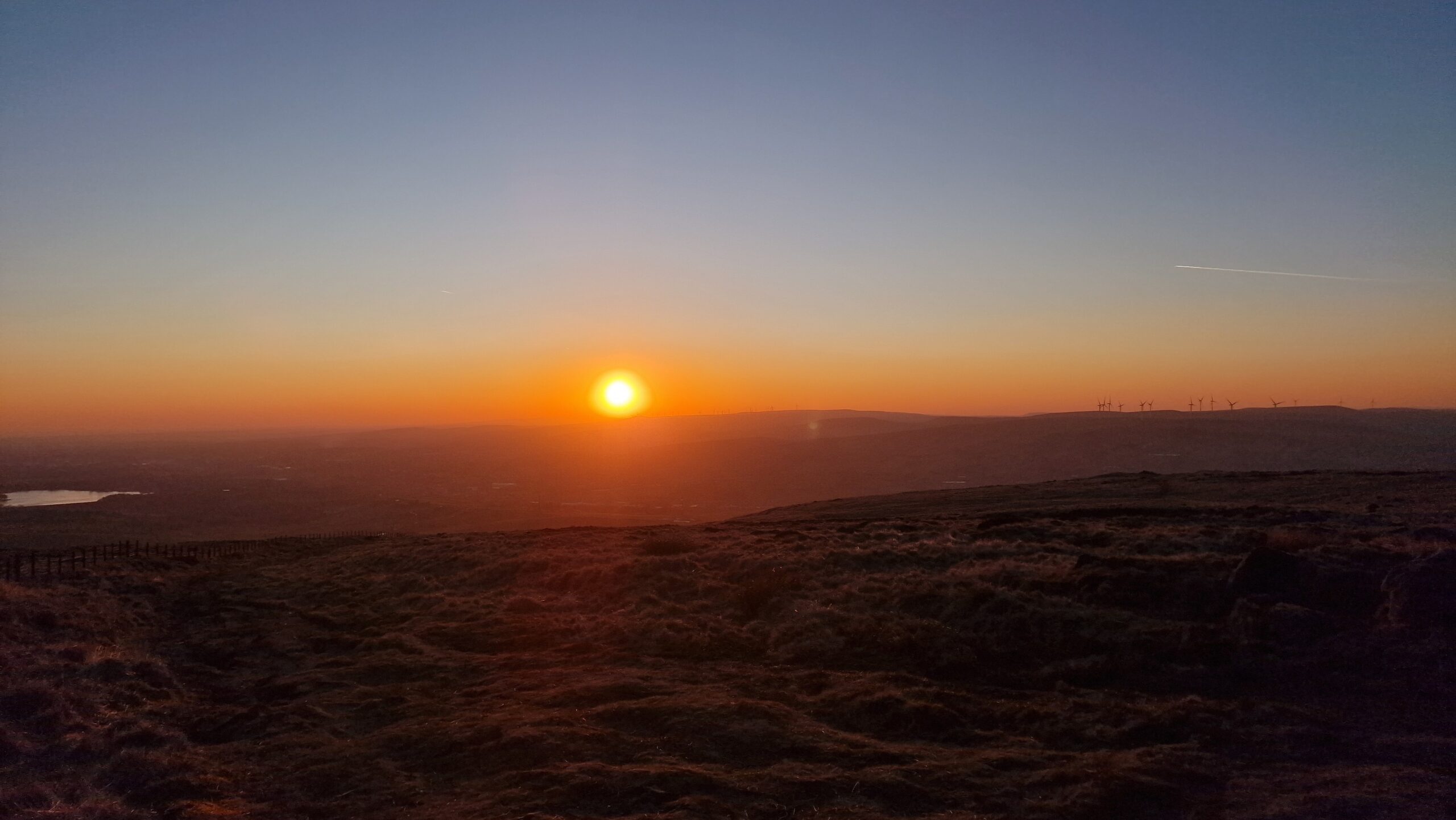 Sunset on Blackstone Edge