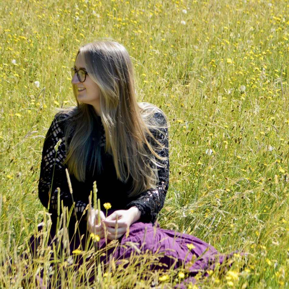 Freyja Evelyn, the artist behind The Moon As My Guide, the music used for Moorland Shuffles